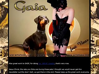 Guy Fuck White Dog